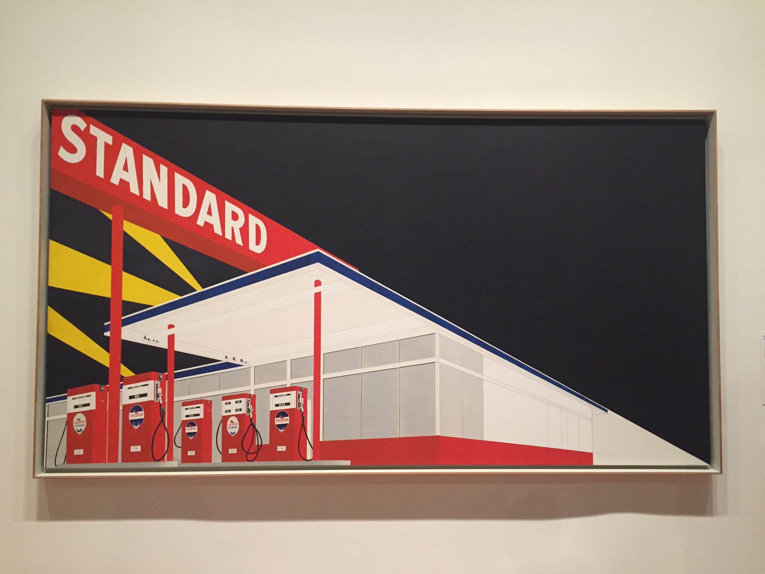 STATION 2003 - Ruscha created a number of sequels to his 1960s series of Standard station images roughly fifty years later.