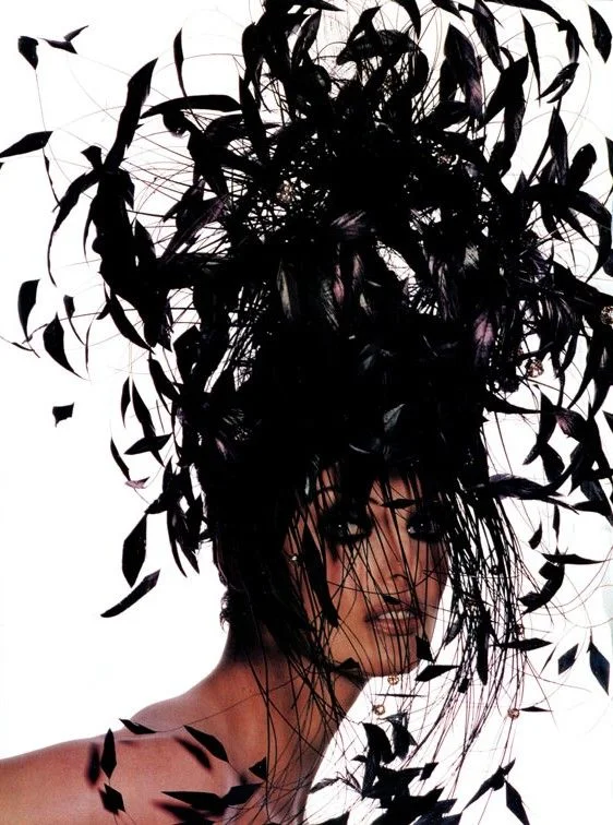 The Cutting Edge Vogue US, January 1992 Photographer: Irving Penn Model: Linda Evangelista 