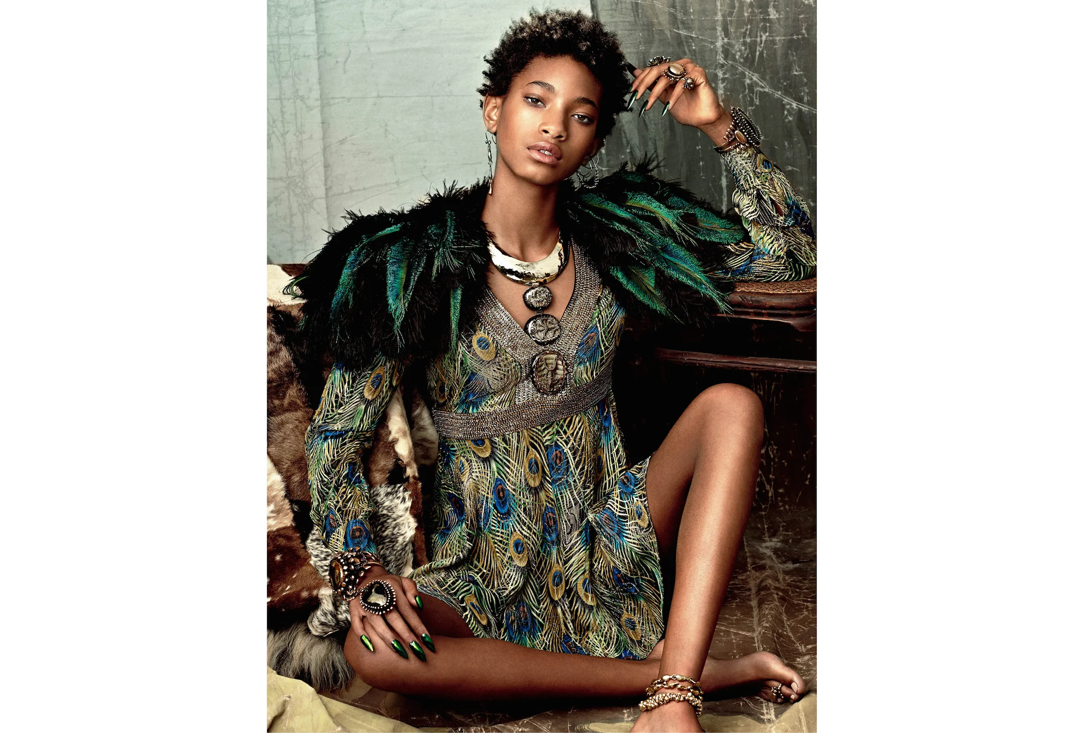WILLOW SMITH STYLED BY CARINE ROITFELD AND SHOT BY BRUCE WEBER