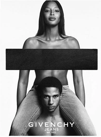 GIVENCHY JEANS: NAOMI CAMPBELL AND JUSTIN LEVY 