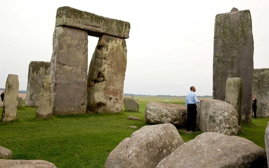 Stonehenge, England The best presidential perk may be taking in the world’s most mysterious places minus the crowdslike the time Obama got to admire Stonehenge without the buzz of onlookers.