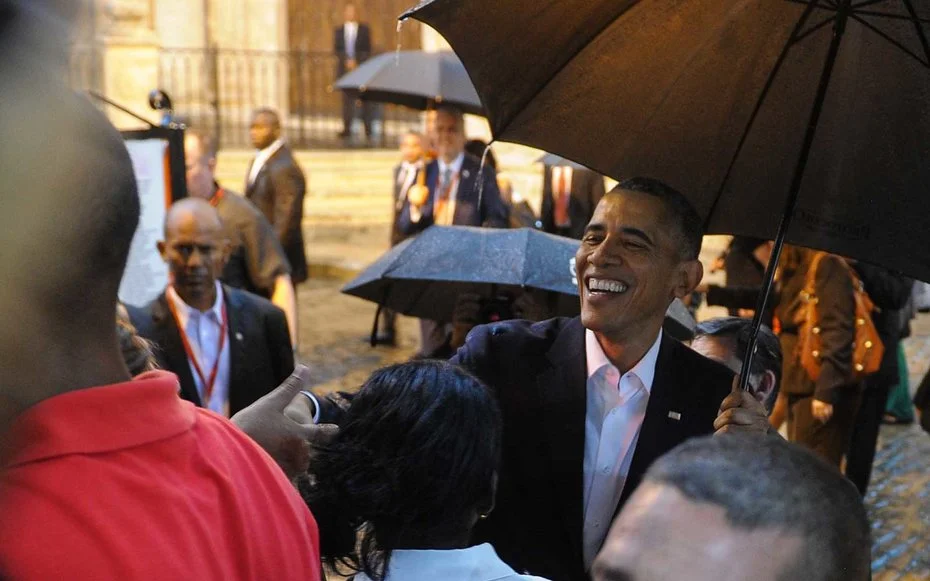 Havana, Cuba Obama takes some time to talk with locals on his historic trip to Cuba.