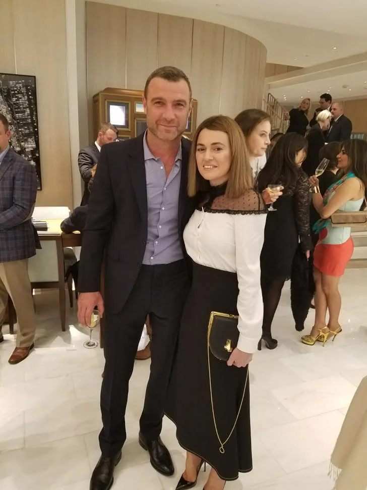 Actor Liev Schreiber and Founder JOLIEGAZETTE, Juliet Belkin