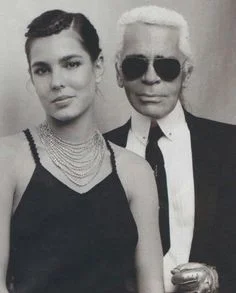 Princess Caroline and Charlotte Casiraghi in CHANEL for Rose Ball