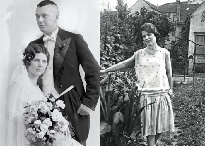 Aenne Burda and her husband.