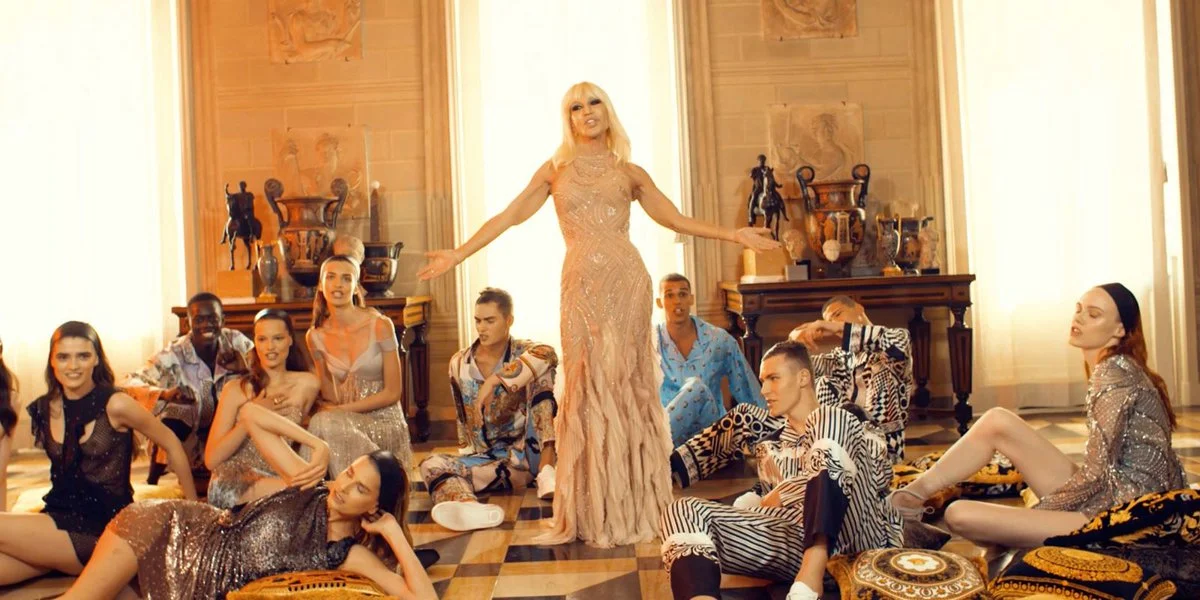 Donatella Versace Lip Syncs to Bruno Mars 'Versace on the Floor'