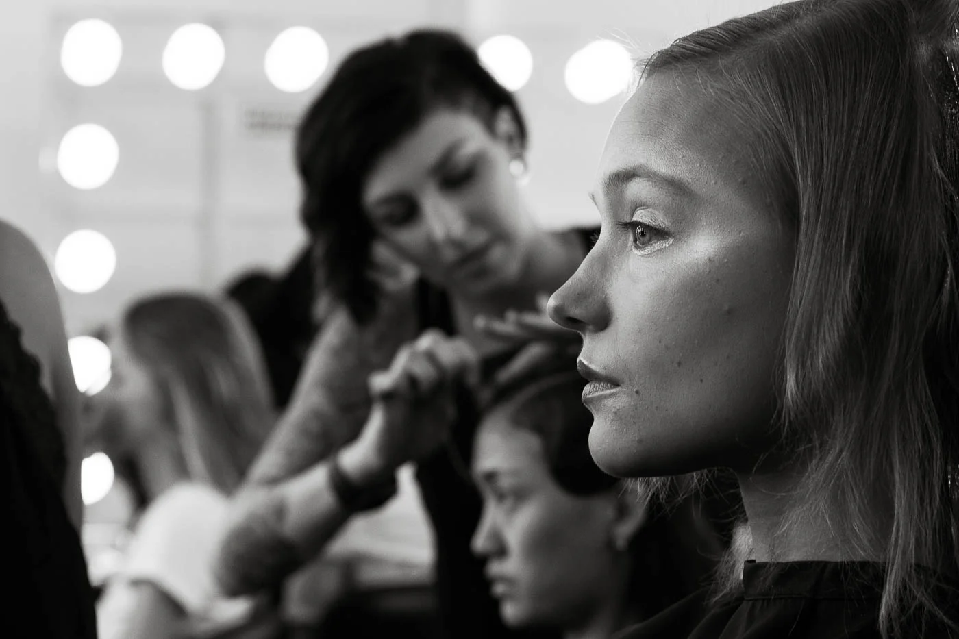  Backstage at Katty Xiomara NYFW shot by Amaris Granado for Joliegazette 