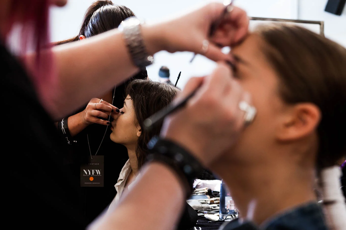  Backstage at Katty Xiomara NYFW shot by Amaris Granado for Joliegazette 