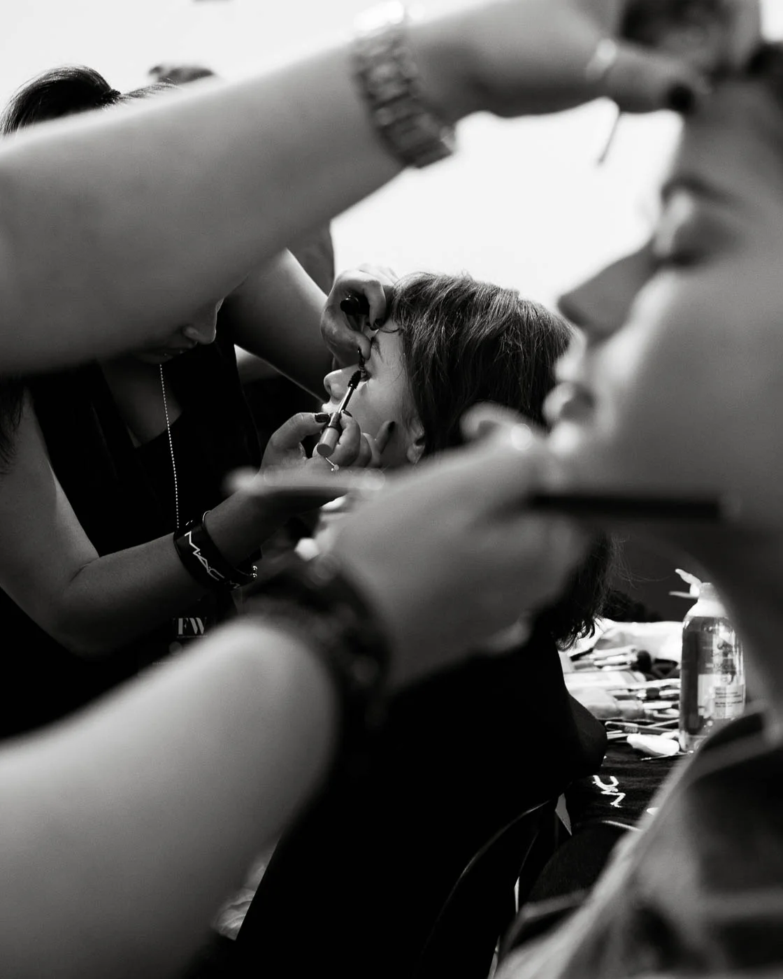  Backstage at Katty Xiomara NYFW shot by Amaris Granado for Joliegazette 