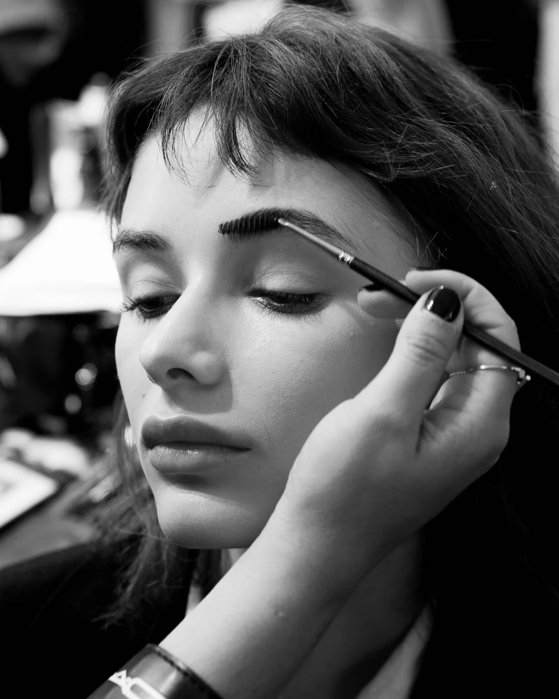  Backstage at Katty Xiomara NYFW shot by Amaris Granado for Joliegazette 