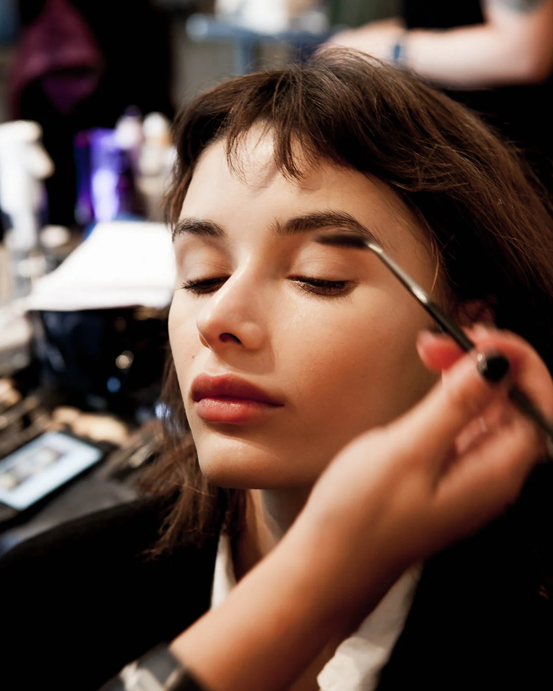  Backstage at Katty Xiomara NYFW shot by Amaris Granado for Joliegazette 