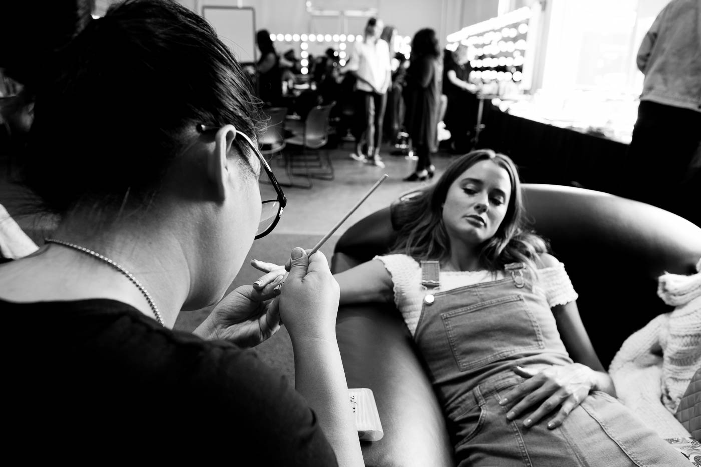  Backstage at Katty Xiomara NYFW shot by Amaris Granado for Joliegazette 