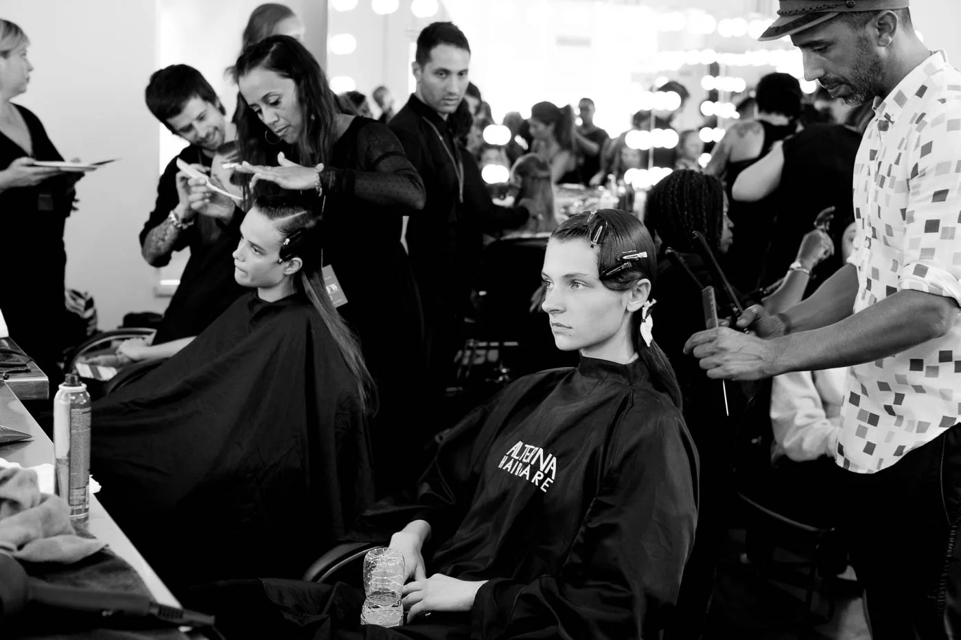  Backstage at Katty Xiomara NYFW shot by Amaris Granado for Joliegazette 