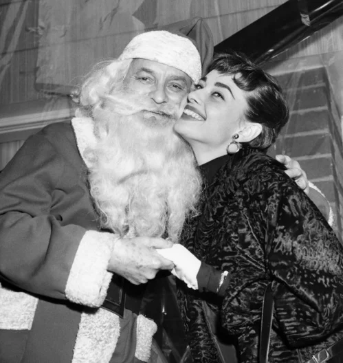Audrey Hepburn in New York on December 21 1953