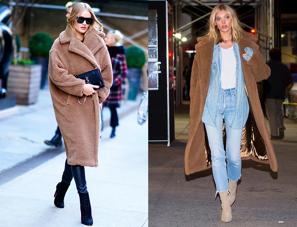 Celebrities Are Rocking The Teddy Bear Coat 