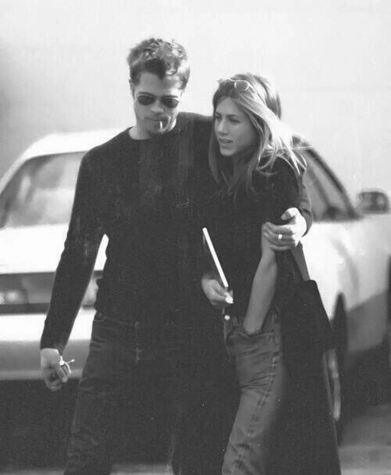 Brad And Jen Reunion Backstage At SAG Awards 2020