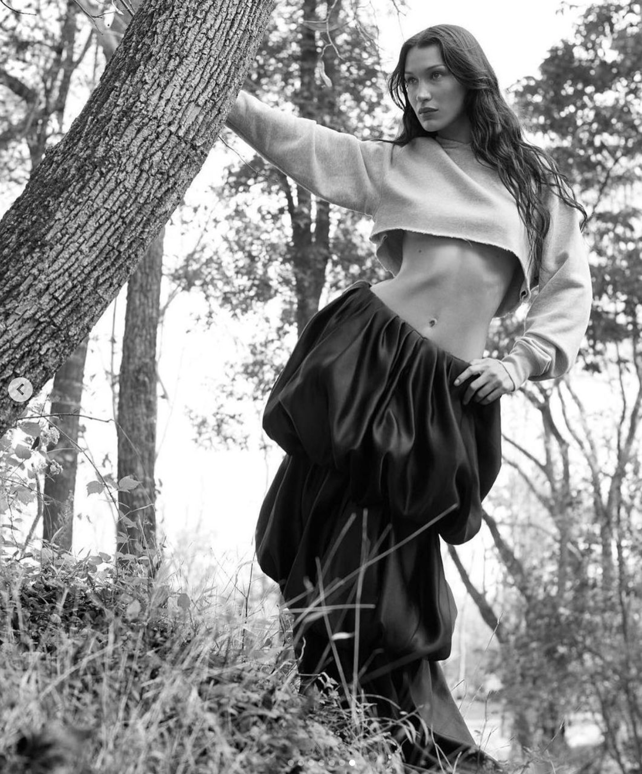 Model Bella Hadid debuts a fragrance under her new brand, Orebella.