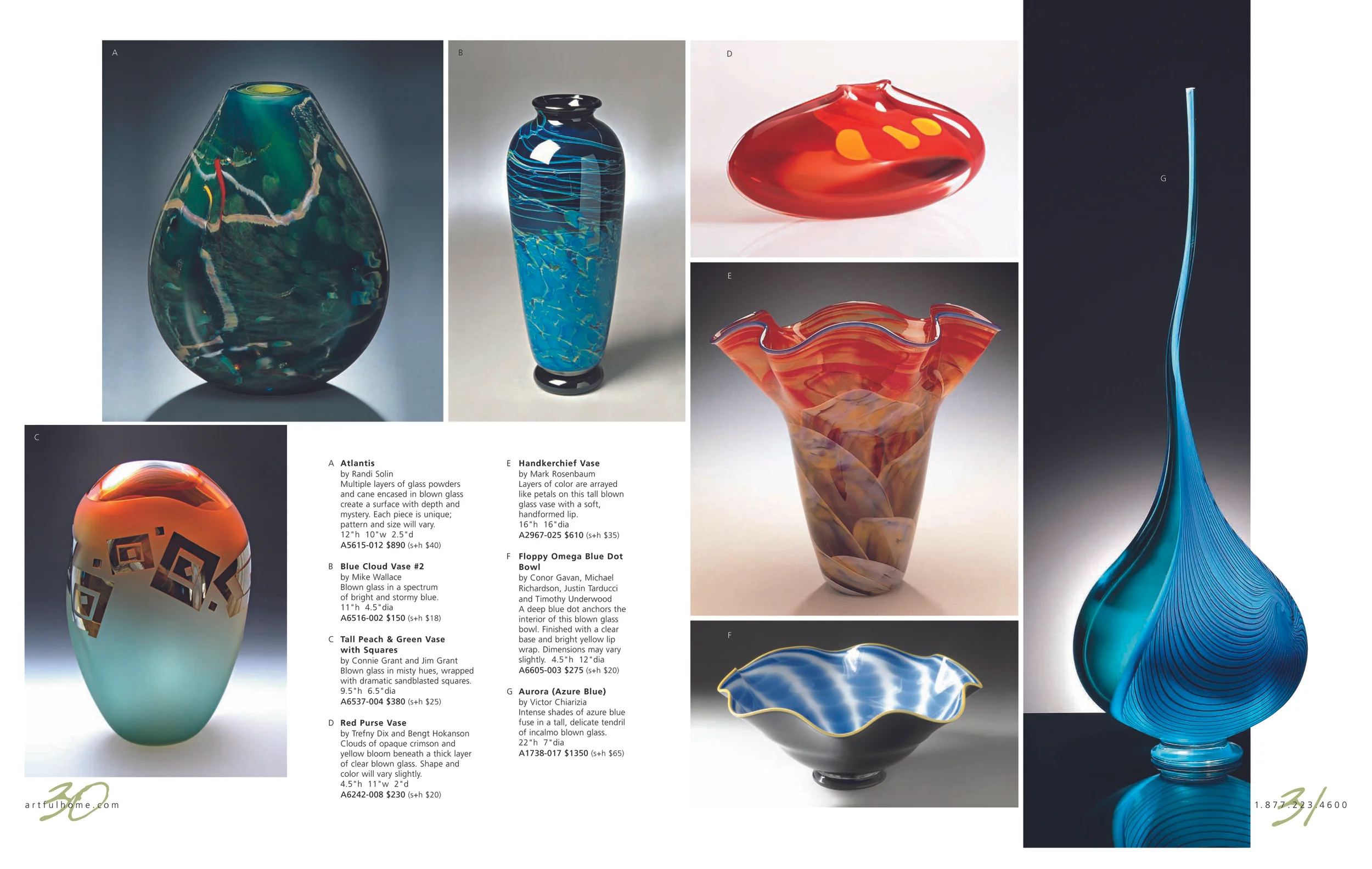 The Artful Home Page Spread