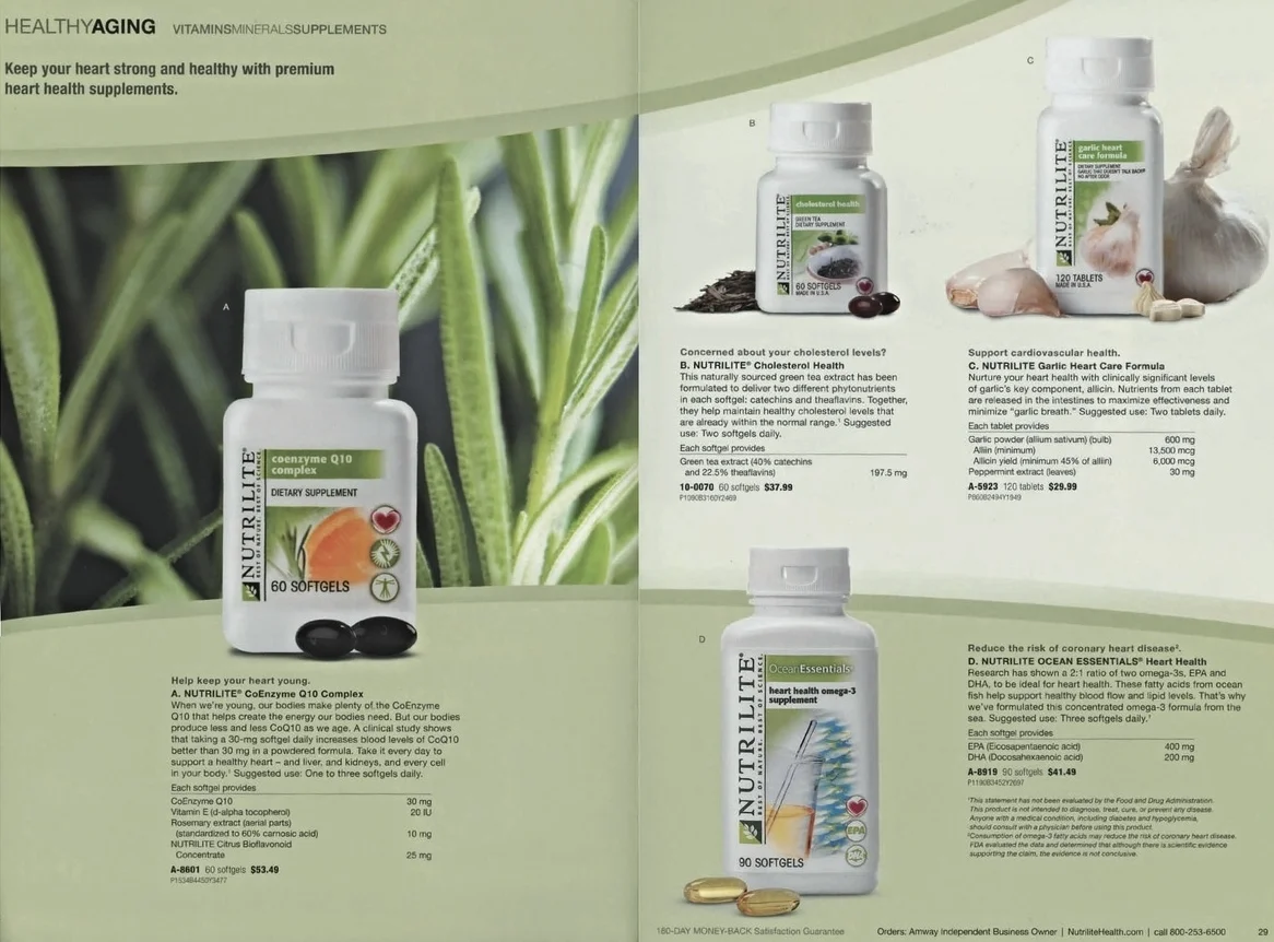 Amway-Optimal Health Page Spread