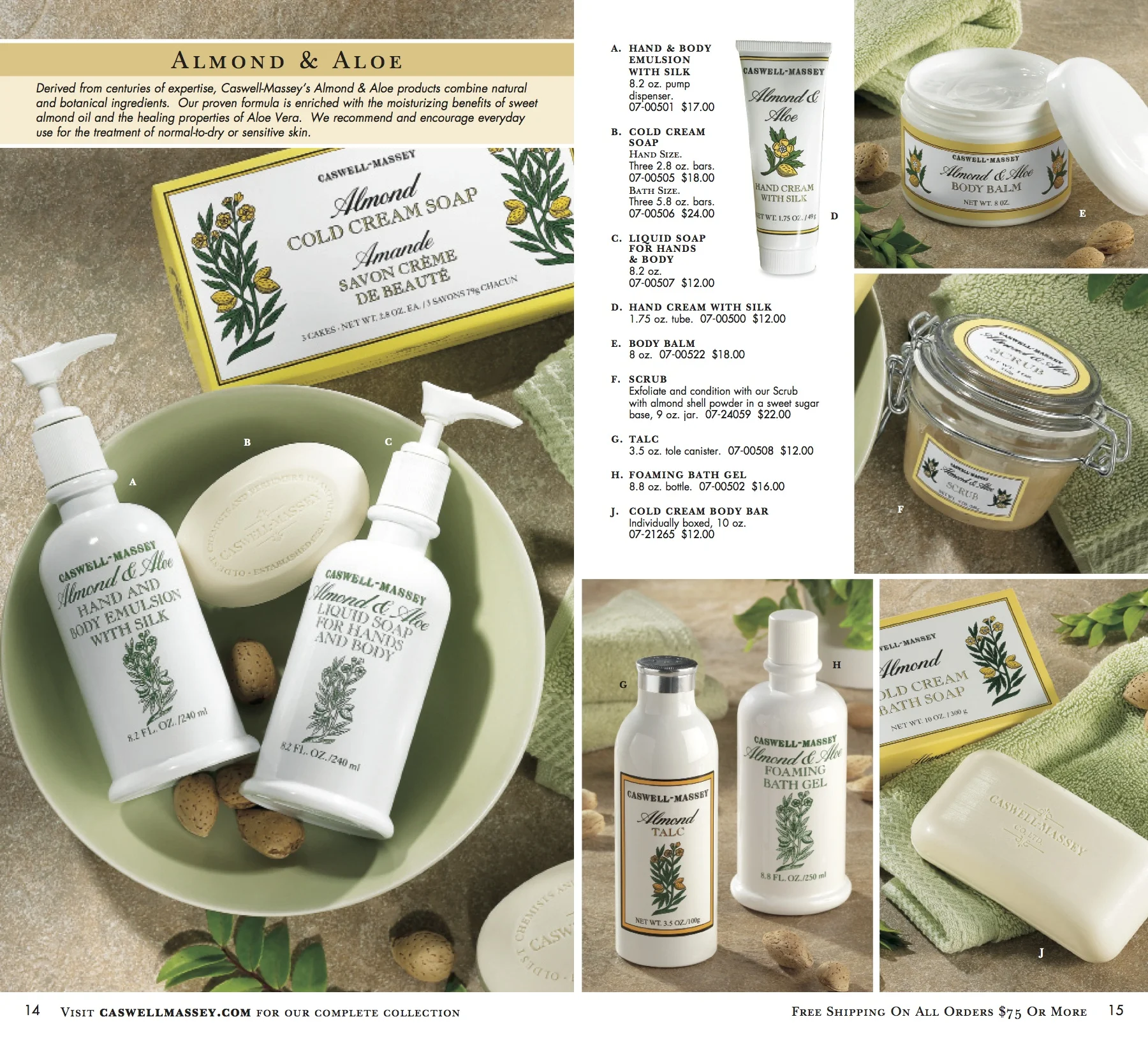 Caswell-Massey Page Spread