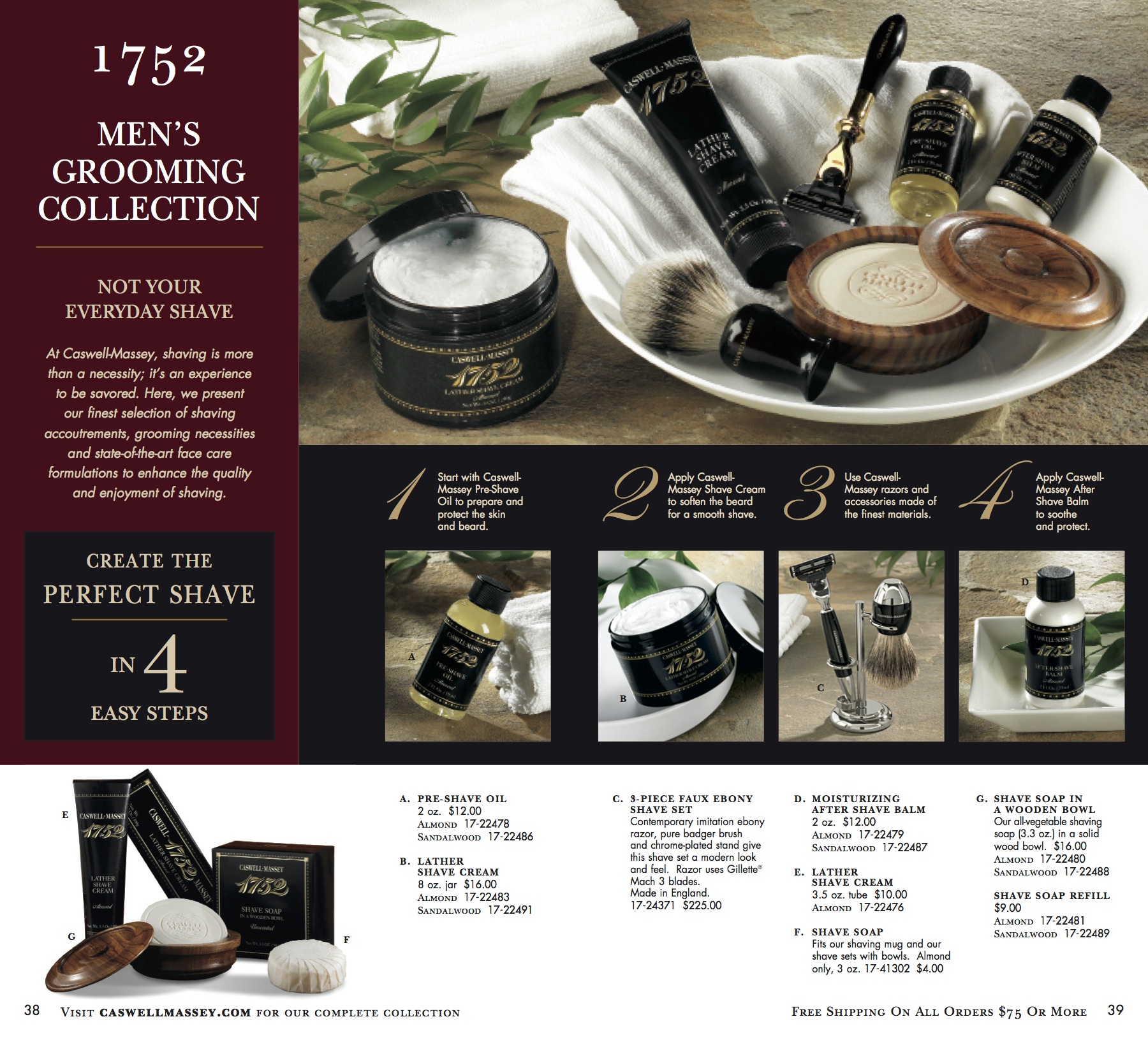 Caswell-Massey Page Spread