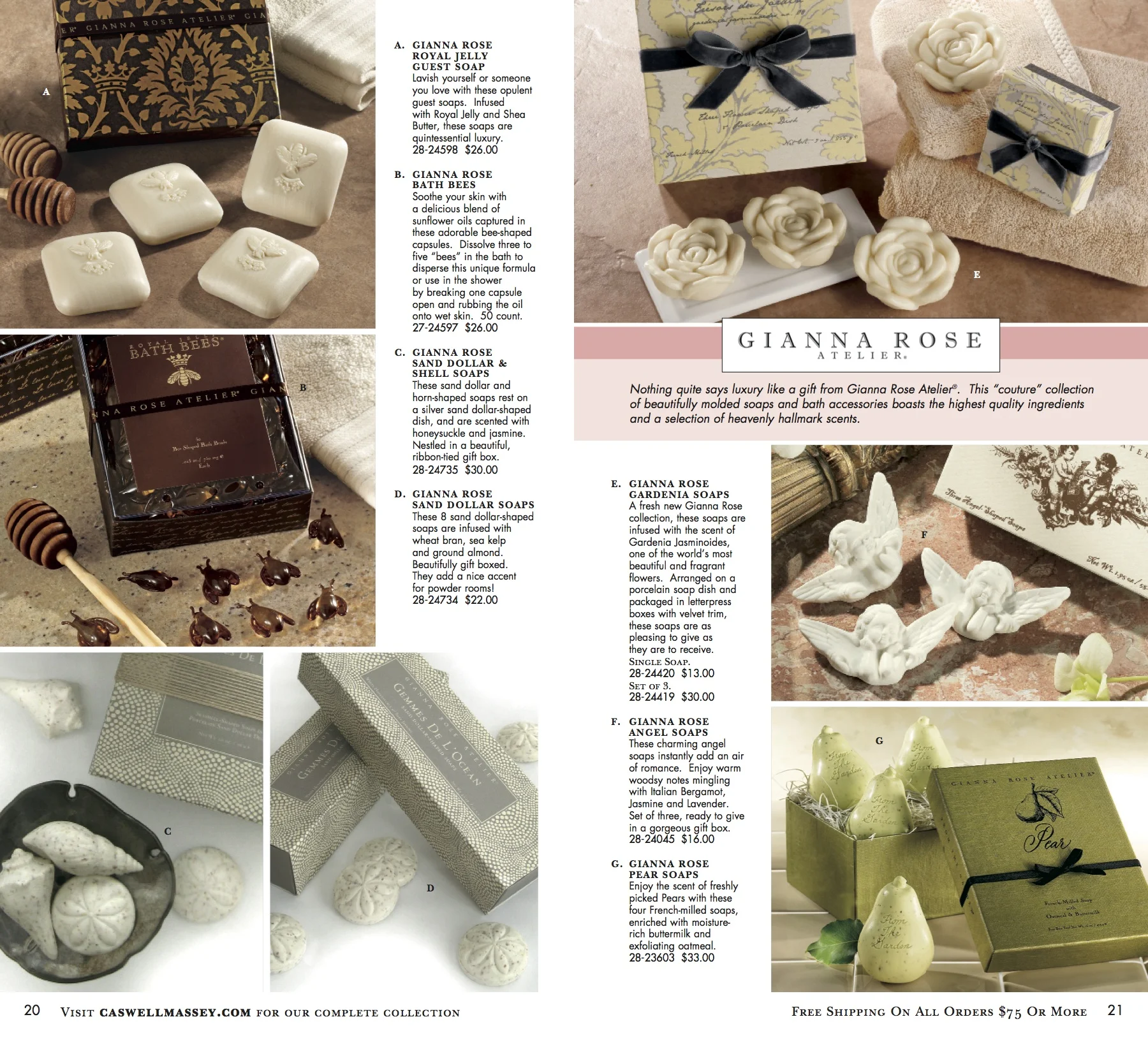 Caswell-Massey Page Spread