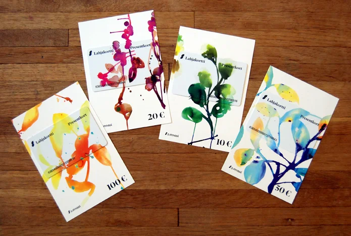 Stina Persson / S-Pankki gift cards