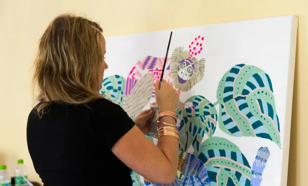 Lisa Grue / Live Painting