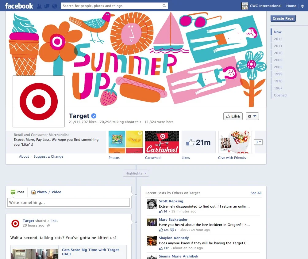 MARCUS OAKLEY / TARGET SUMMER UP