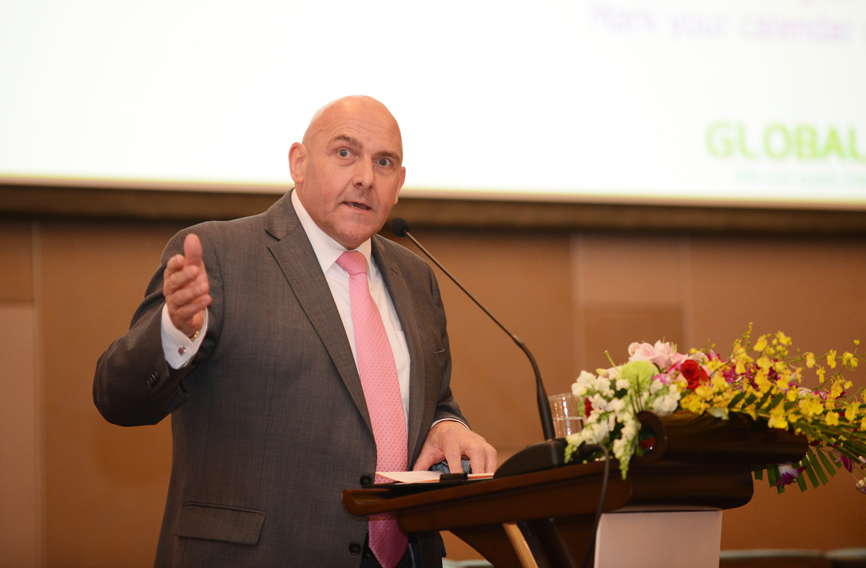 Mark Millar speaking at Consumer Goods SC Summit in Shanghai 11-2013.jpg