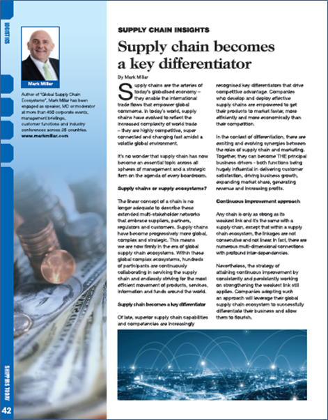Supply Chain becomes a Key Differentiator