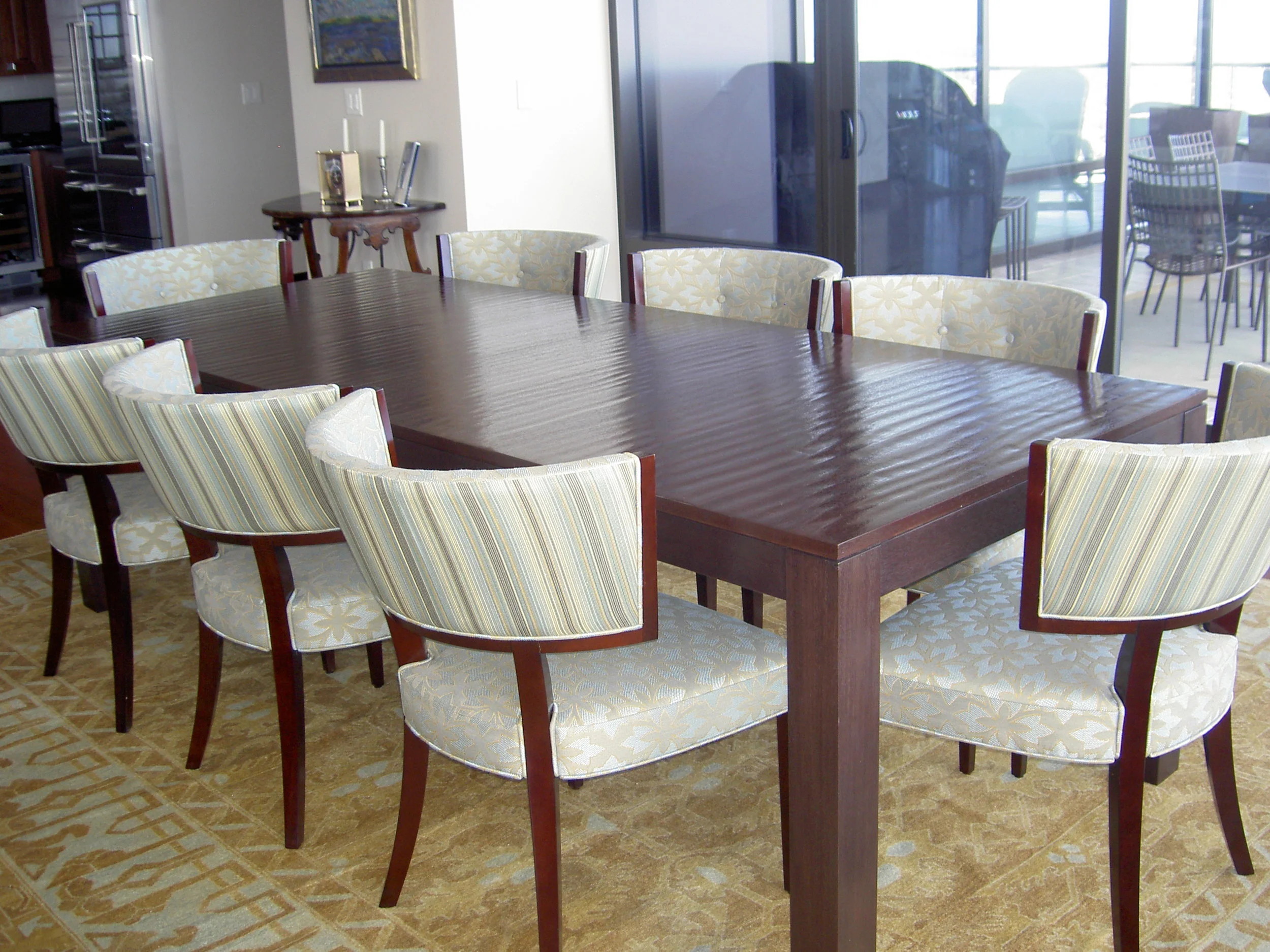 Mahogany Dining Table / 4 Seasons Res. / Denver