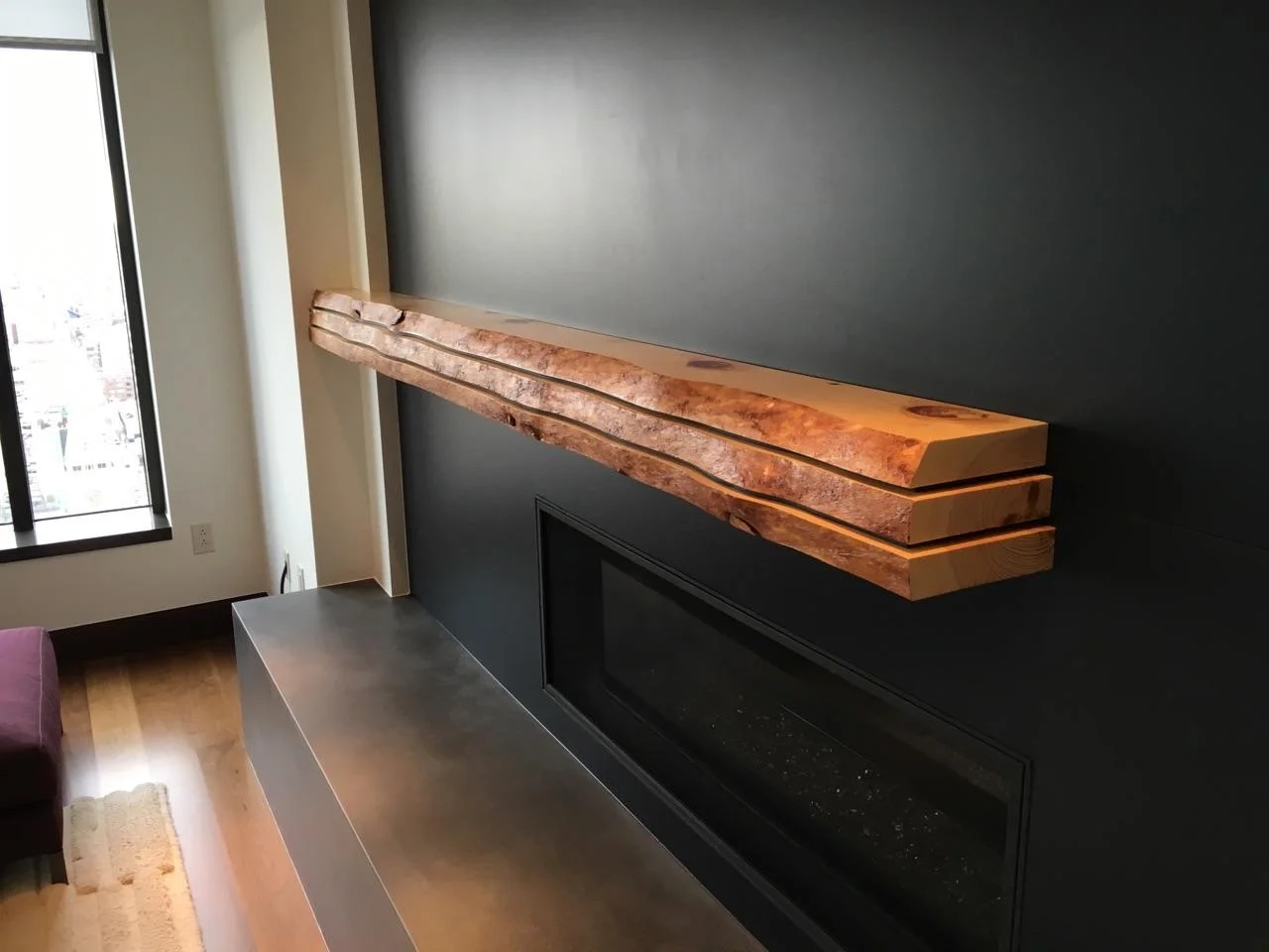 Ponderosa Pine Mantel