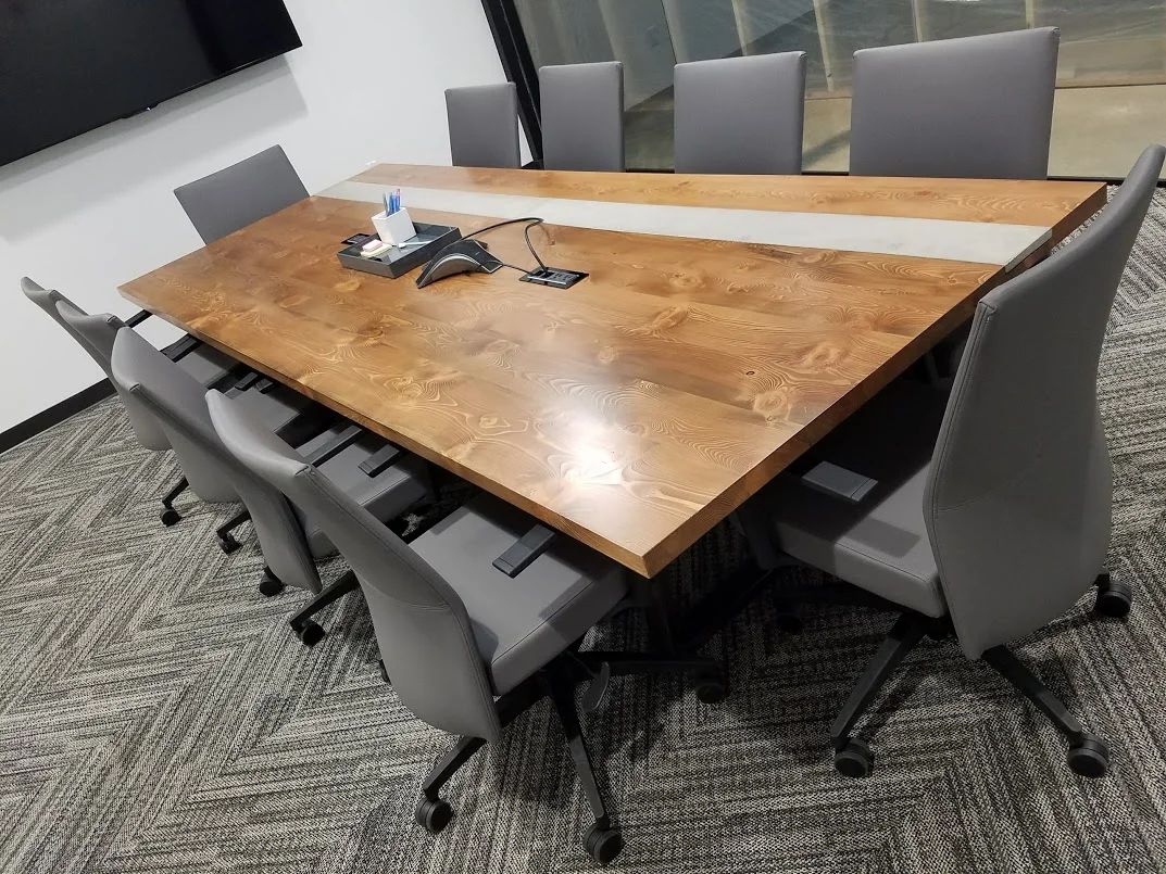 Maple w/ Concrete inlay