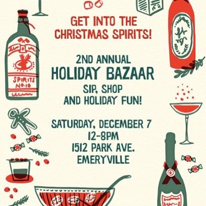 Join us next weekend for our 2nd Holiday Bazaar! We&rsquo;ll be doing our culinary salt blending bar and have all sorts of gifts for everyone on your list. Come by!!