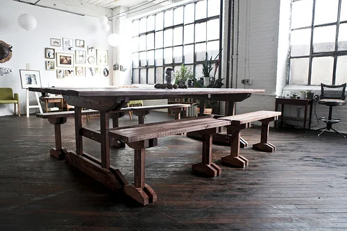 Handmade table by Jesse Parsons