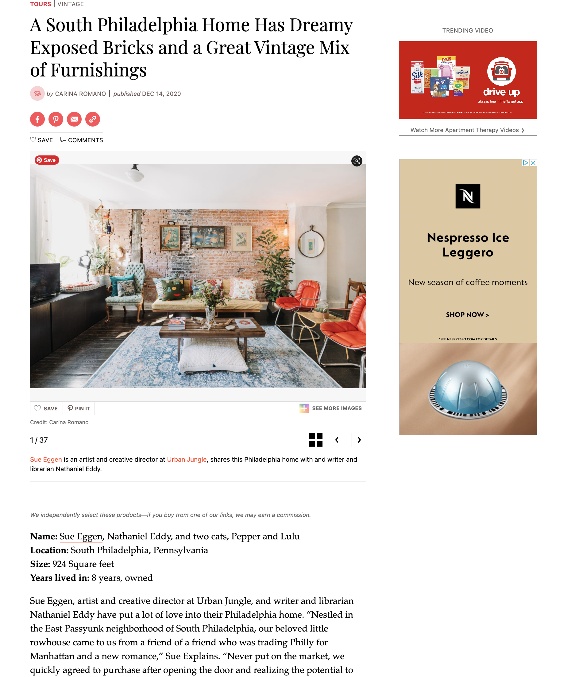 Apartment Therapy House Tours 