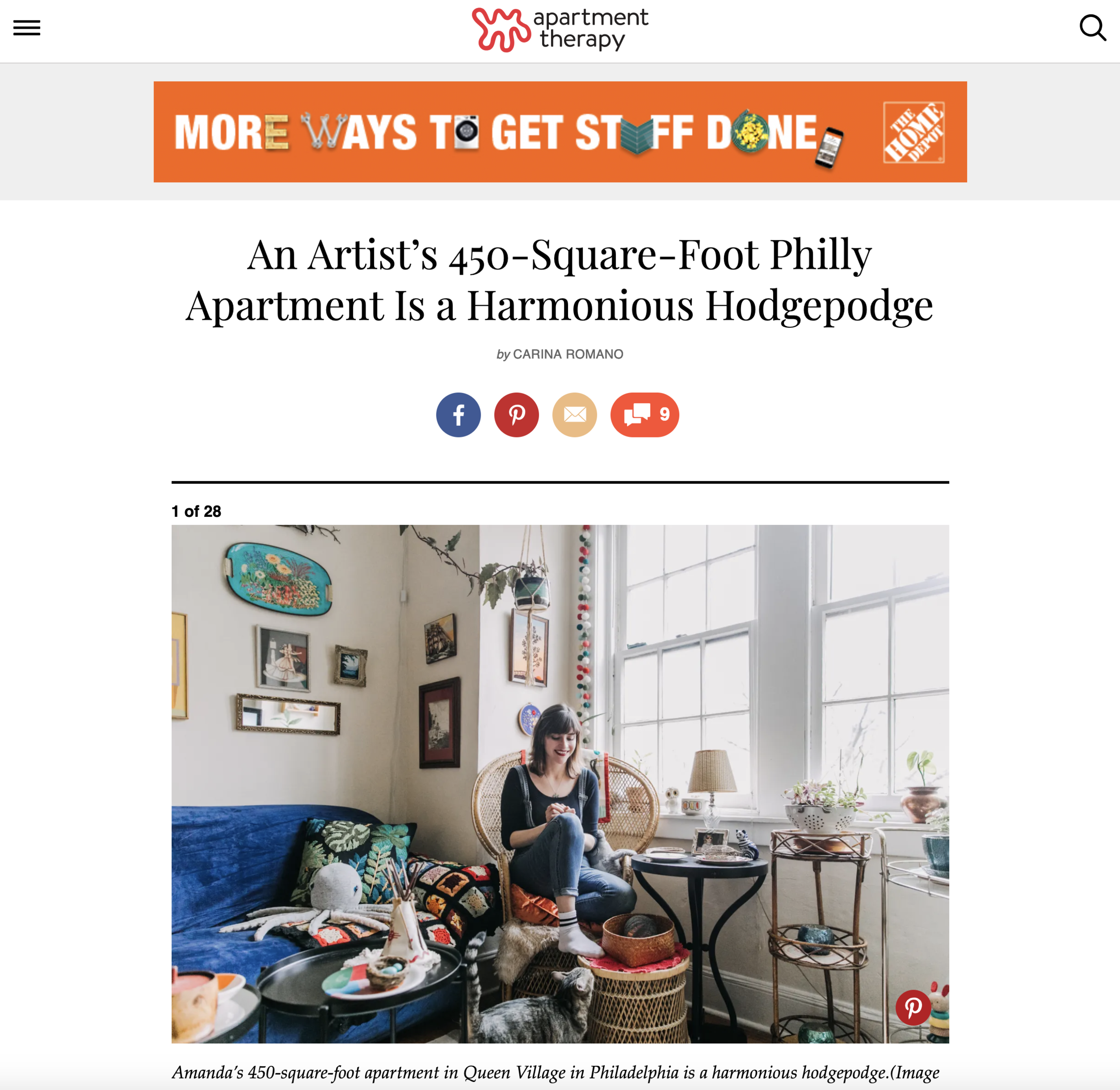 Press: Apartment Therapy House Tours