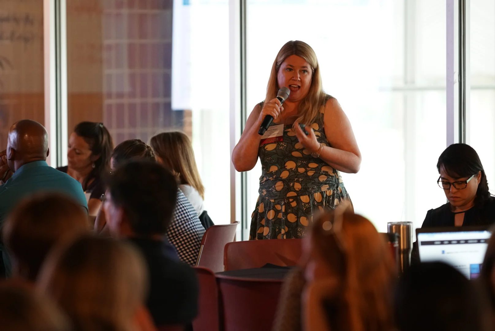 Amanda Jansen leads the teacher workshop at the 2017 Annual Conference.