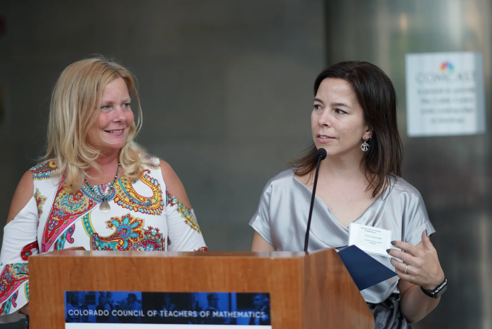 The 2018 CCTM Annual Conference wouldn't happen without the dedication of our two conference co-chairs, Liz Zitterkopf and Tracy Seremak.