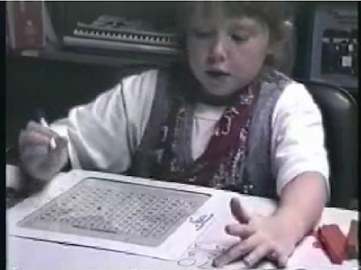 Figure 3. Gretchen using the hundreds chart.