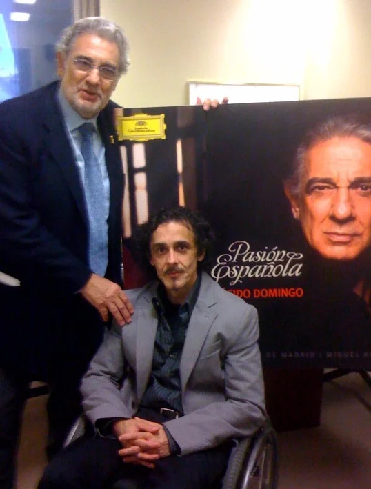 With Plácido Domingo