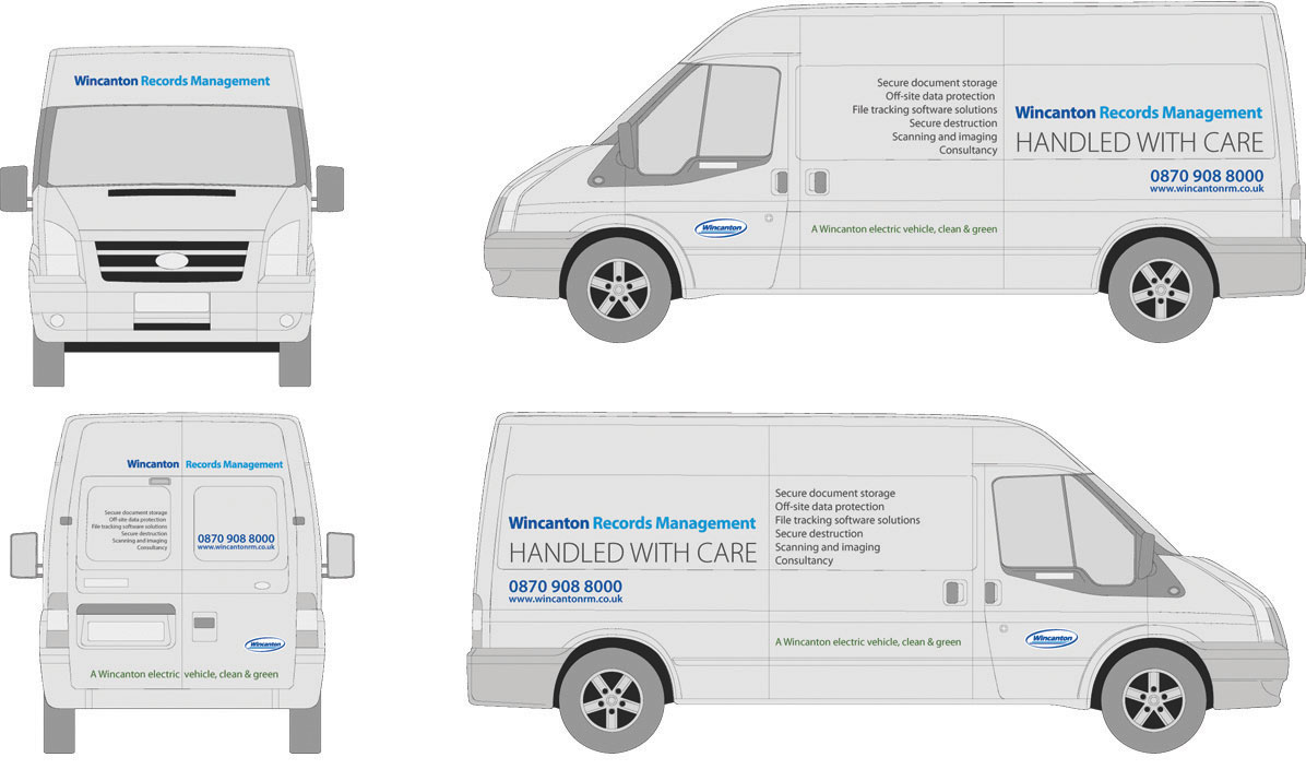WINCANTON VAN LIVERY