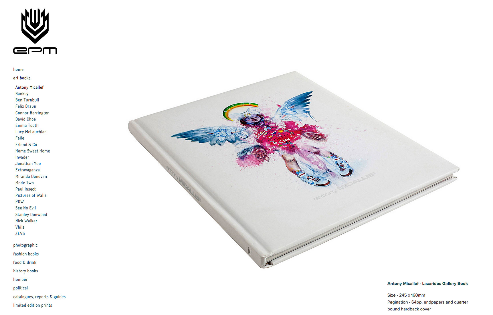 book by anthony micallef with pink angle on the cover