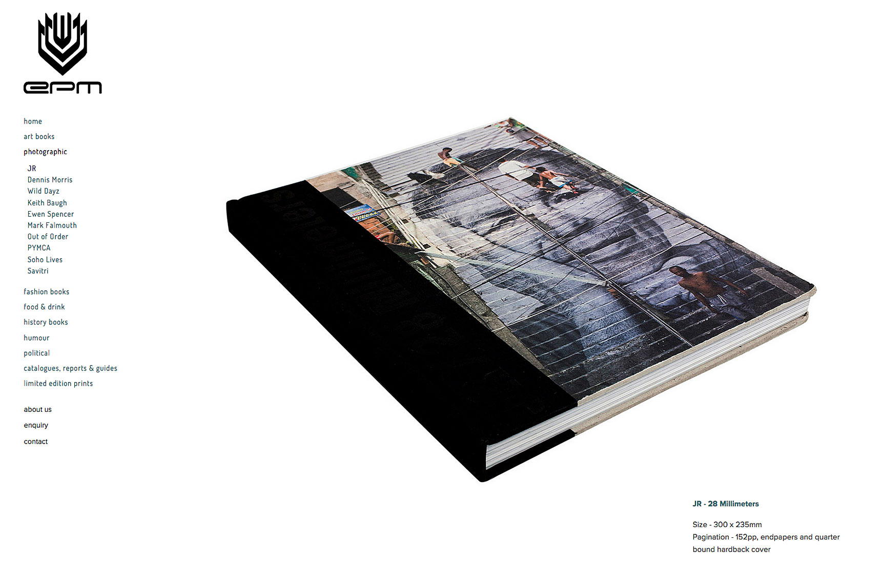 book by JR with large collage of man's face on a building on the cover