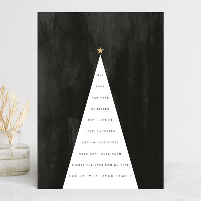 Bold and modern this type filled tree is so cool! Type Tree by Baumbirdy
