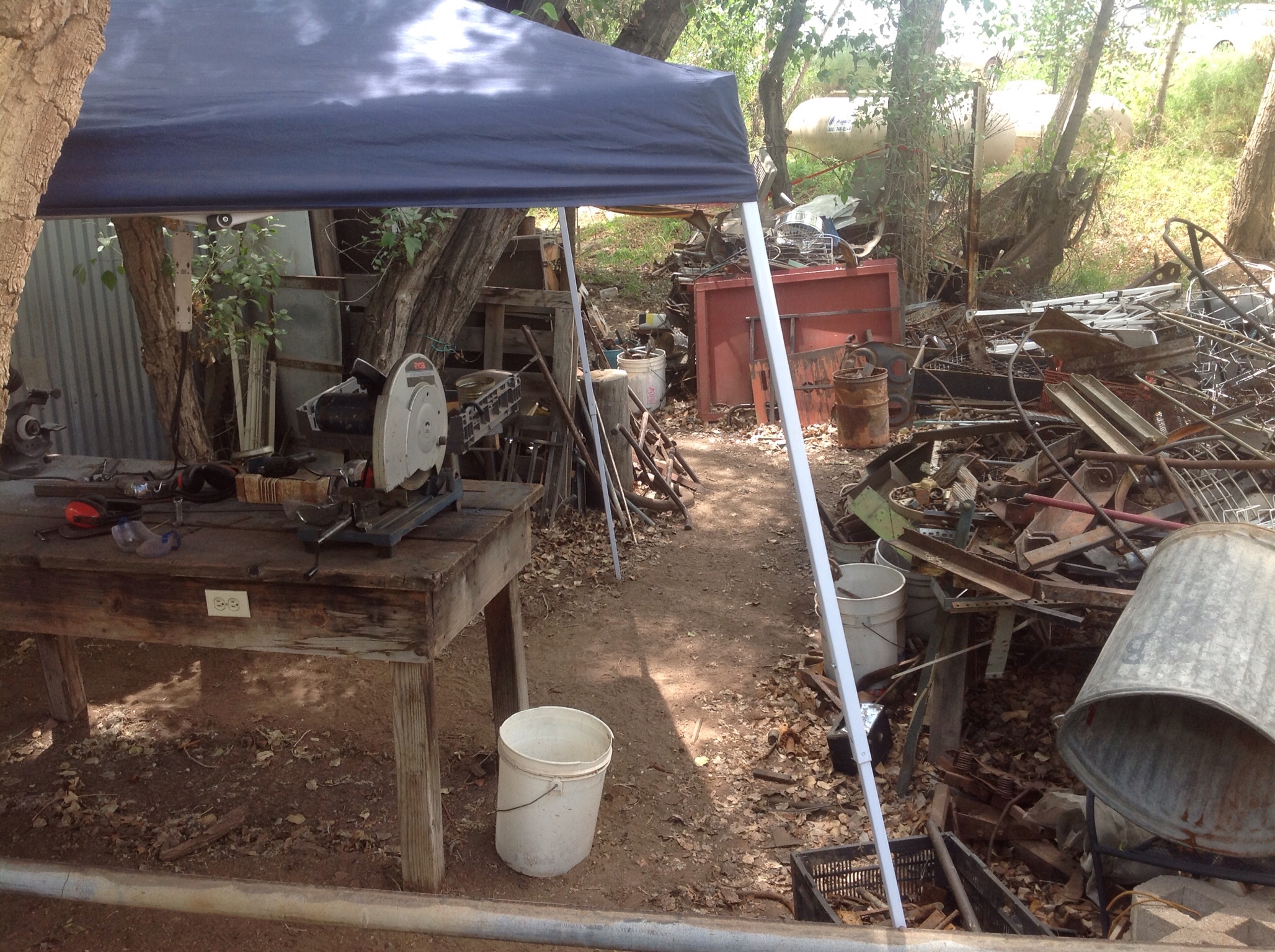 Ghost Ranch scrap pile