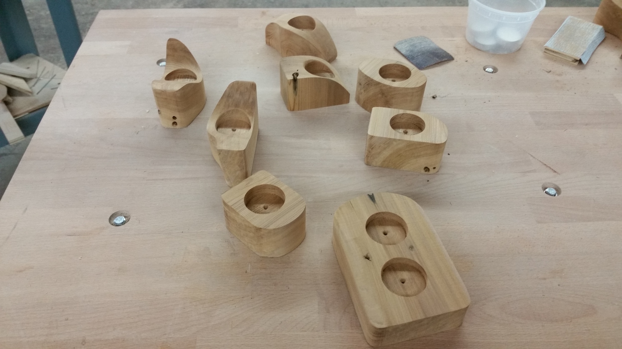 Tea lights made by Sarah Lu – with occasional bugs (no flaws)