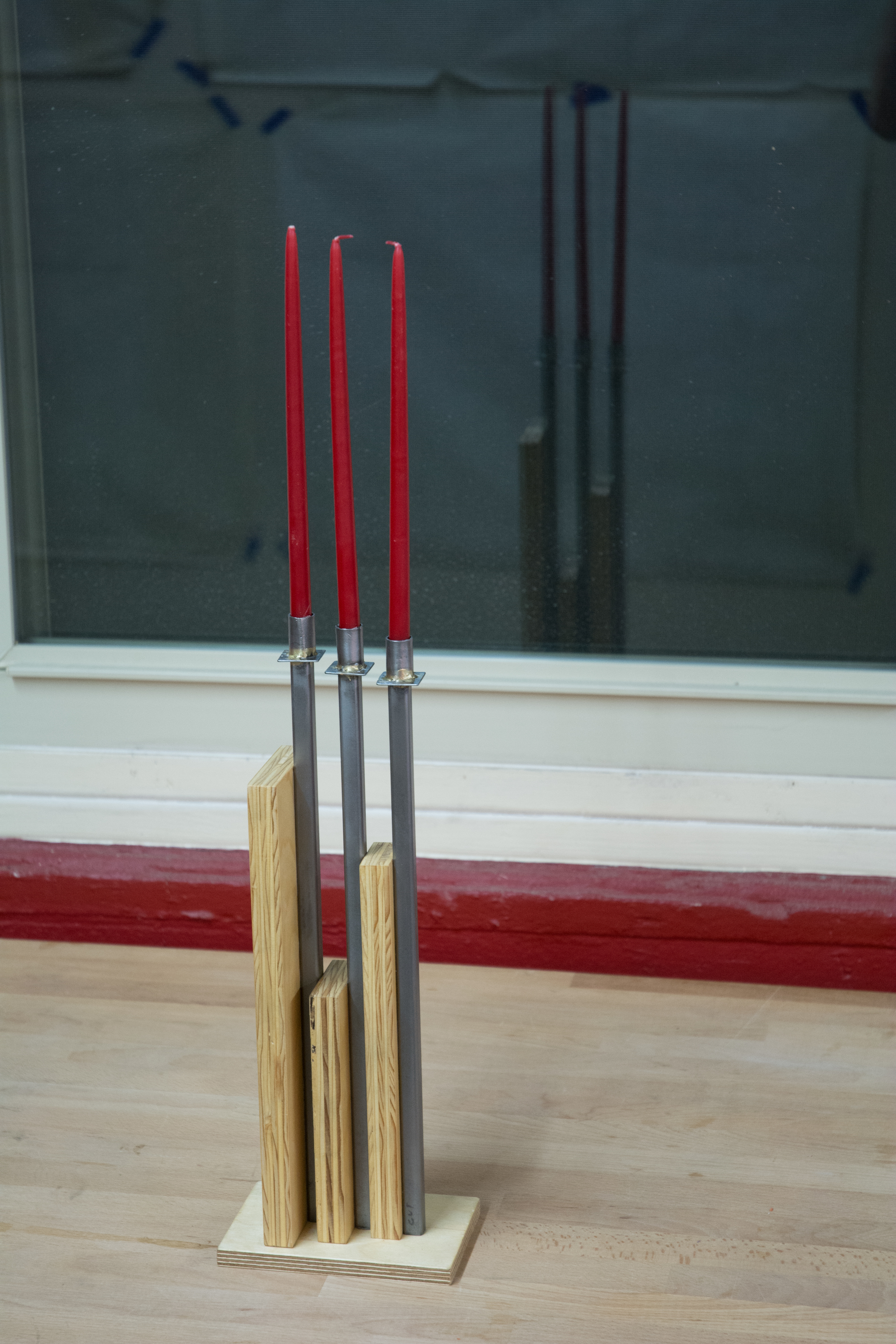 Vic Nelson – Fabricated mild steel and plywood $150