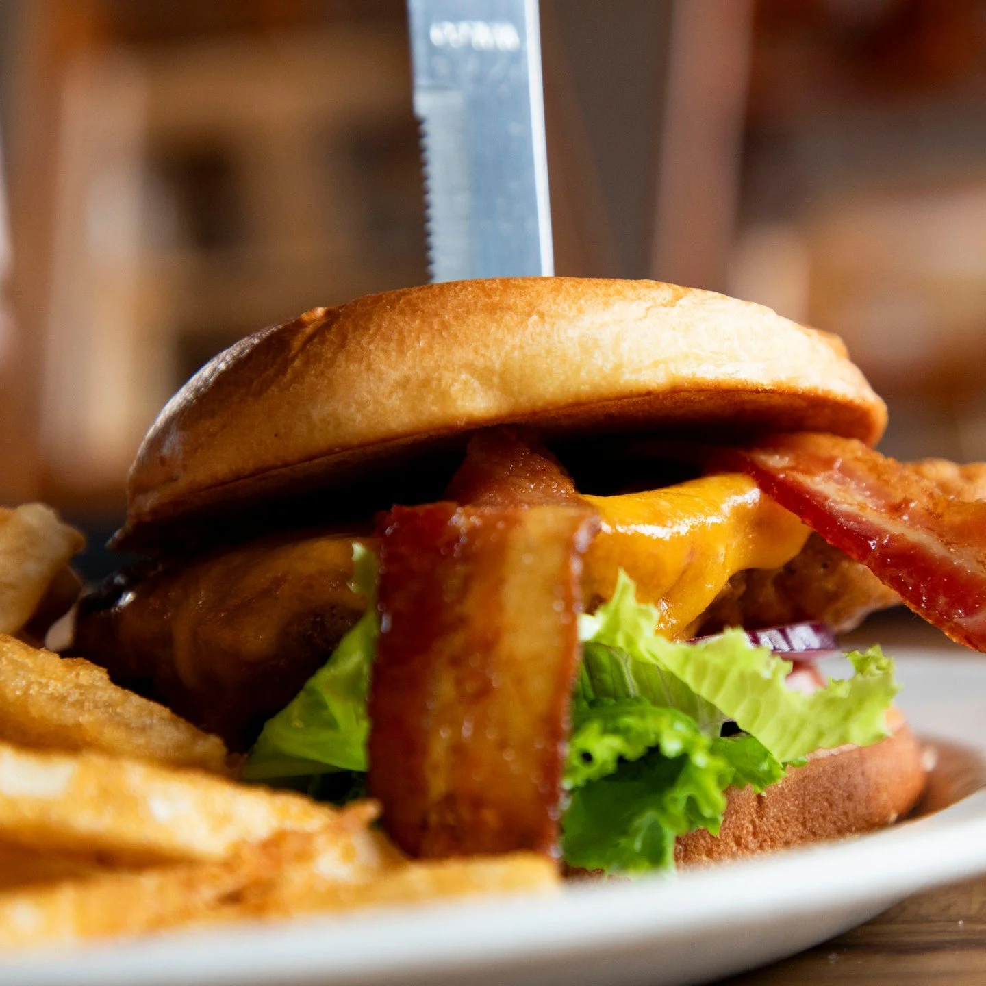 Bacon pic for attention. 

Football is on tonight.

We have food. We have drinks. We have TVs.

See you at Seward&rsquo;s Folly.